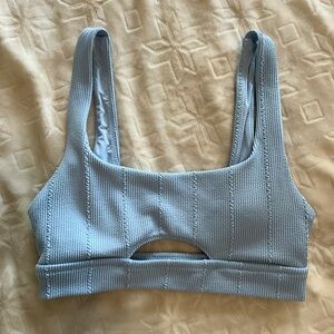 Aerie Light Blue Ribbed Bikini 👙